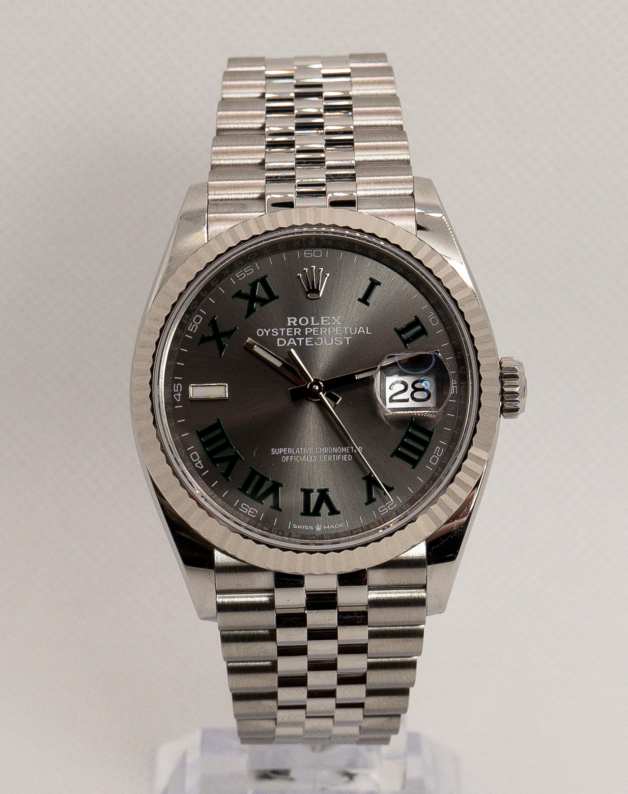 The Rolex Datejust 36 with Wimbledon Dial